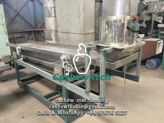 Cashew kernel vibrating sieve