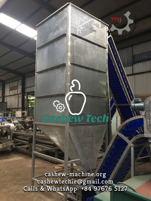 Cashew nut storage bin