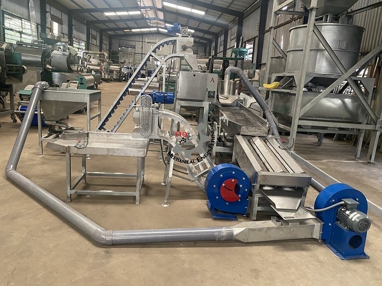 Automatic Cashew Cutting Line