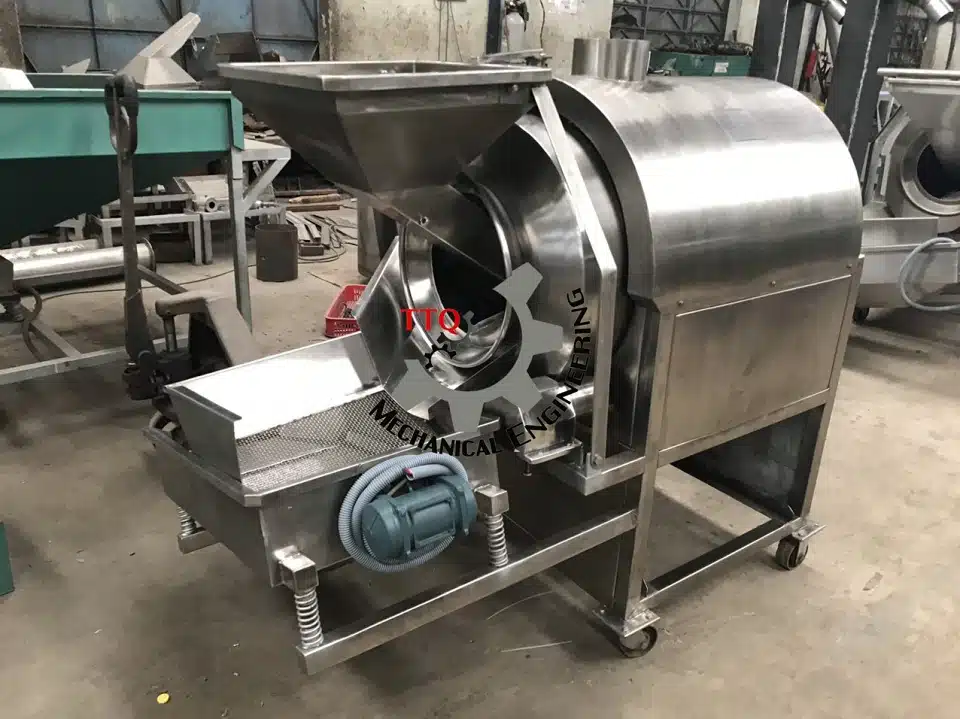 Cashew roasting machine